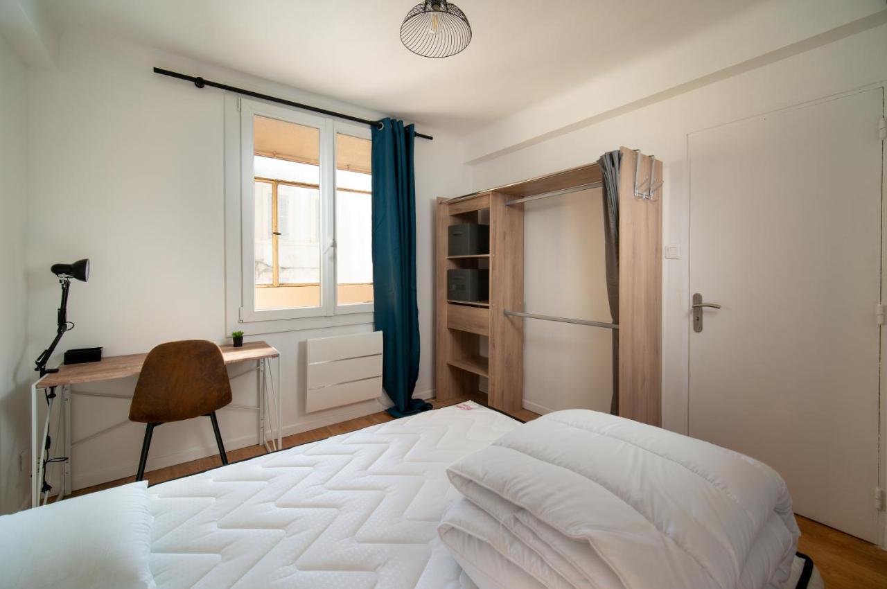 Grand Appartement 3 Chambres Avec Clim Et Balcon Марсель Екстер'єр фото