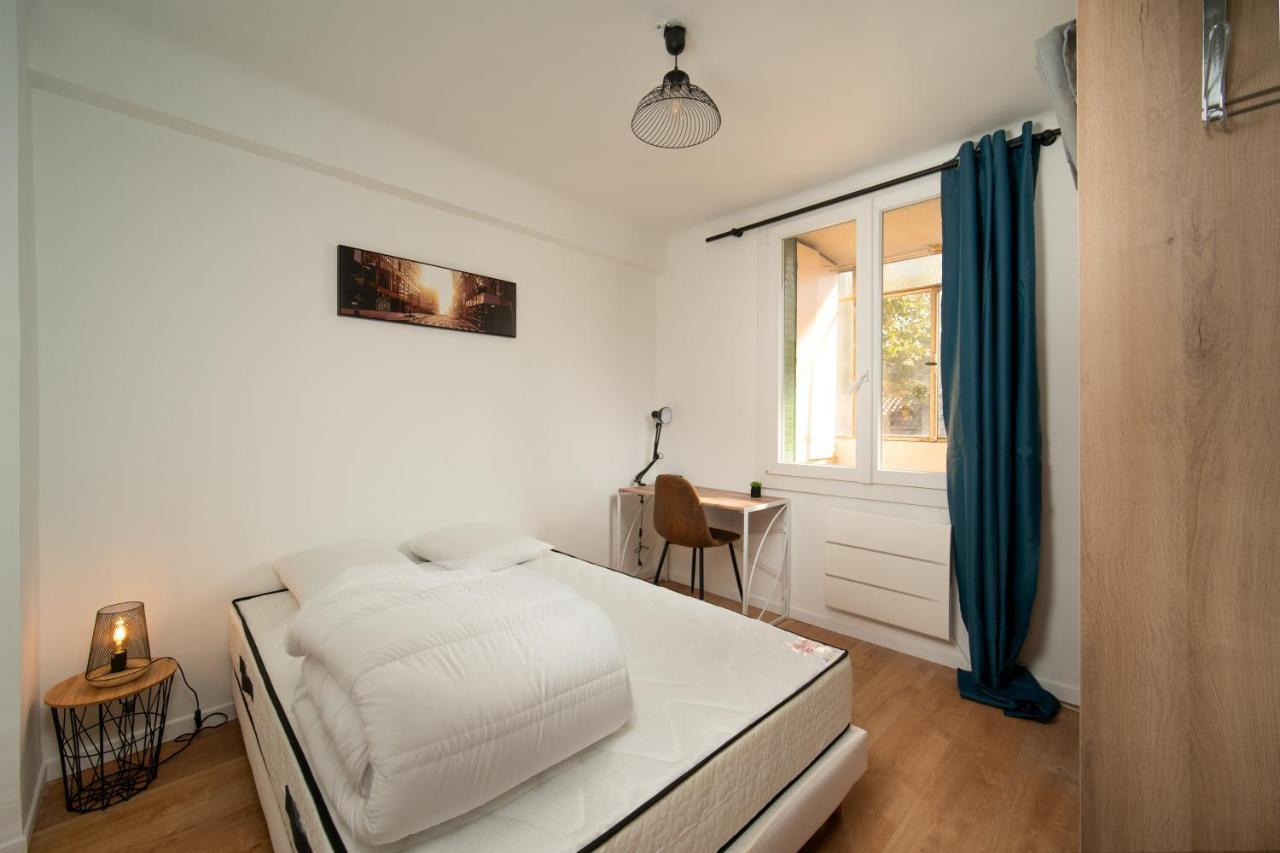 Grand Appartement 3 Chambres Avec Clim Et Balcon Марсель Екстер'єр фото